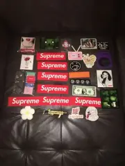 Supreme Sitcker Acessories Lot ( Matches, Seeds, Tooth Brush, Keychain)