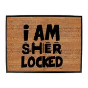Sher Locked - Funny Novelty Doormat Man Cave Floor mat