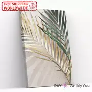 Paint By Numbers Kit Leaf Nature Painting Brush DIY Beginner Framed Kids Oil Art