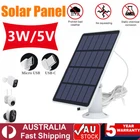 Eufy 3W Solar Panel for Eufy Eufycam Cam E/2C/E/2 Pro Wall Mount 3M Power Cable