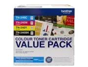 12 Genuine Brother Toners TN-240BK TN-240C TN-240Y TN-240M 3x TN-240CL4PK HL3045