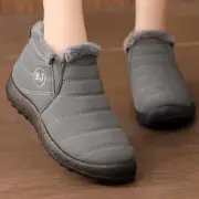 Fashion Women Winter Water Proof Flat Slip On Keep Warm Snow Boots Comfortable