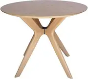 SK Designer Living Doreen Collection | Round Wood Dining Table | 100cm - Natural