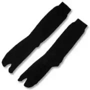 Ninja Tabi Boot Socks Black Split Toe Sandal Martial Arts Ninjutsu ONE SIZE FITS