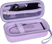 PAIYULE Case for MANSPOT for Meridian Body Hair Trimmer for Men, Electric Beard Shaver Storage Holder for LADYSPOT Pubic Razor and Extra Blade Heads- Box Only (Purple)