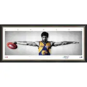 JOSH KENNEDY WEST COAST EAGLES SIGNED FRAMED SIGNATURE SERIES WINGS PRINT