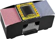 CARDSPIN Automatic Card Shuffler, Casino Card Shuffler, Blackjack, Texas Hold'em, Home Card Games