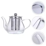 Teapot Automatic Coffee Machine Stainless with Lid Kettle Pots