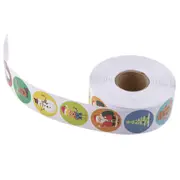 500pcs/wad christmas sticker 8 designs pattern cartoon sticker for kids toys christmas gift waterproof adhesive labels