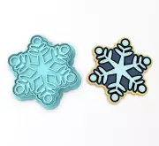 Snowflake Cookie Cutter & Stamp #2 | Snowing Snow Christmas Xmas Winter Flake