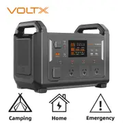 VoltX V1200 1200W Portable Power Station 1152Wh – LiFePO4 Battery, Fast 2H Recharge, 9 Outputs & UPS Backup for Camping & Emergency
