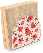 Quteprint Napkin Holder, Watermelon Pattern Acrylic Napkin Holders for Table, Farmhouse Napkin Organizer, Kitchen Outdoor Table Paper Napkin Storage Dispenser for Party Dinner