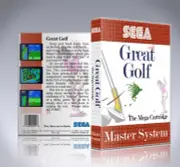 Sega Master System Case - NO GAME - Great Golf