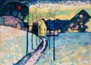 Winter landscape : Wassily Kandinsky : 1909 : Archival Quality Art Print