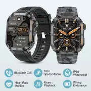 Men Sports Bluetooth Call Smartwatch Strong Battery Life 100+ Exercise Modes New