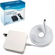 HQRP White USB-C Charger AC Adapter for Samsung S10 S10e S9 S8 Plus Note 8 9