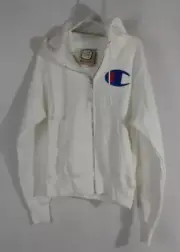 Champion Full Zipper Jacket Women's Size XSmall Reverse Weave Color White - NWT