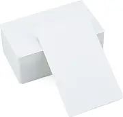GCQQ 100Pcs Blank Business Cards - 8.8 * 5.4CM White Message Paper for Making Flashcards, Spell or Note Cards