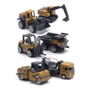 6 Pcs/Set 1:64 Alloy Trcuk Classic Colorful Car Diecast Model Toys Set for Kids Gift