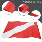 Waterproof Scuba Diving Flag PVC Material High Visibility for Boat Use