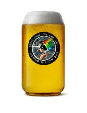 Pink Floyd (Two Lost Souls) Rock and Roll - 16oz Pint Beer Can Glass Pub Barware
