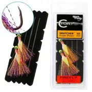 Black Magic Snapper Whacker Flasher Rig 5/0 Firefly
