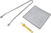 Professional BBQ Sausage Turning Tong Stainless Steel Ergonomic Grip Sausage Grilling Tool for Outdoor BBQ Cooking Kitchen Accessories