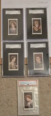 1928 WD & HO Wills Set Of 5! High Grades - PSA / SGC 9, Buy It Now!