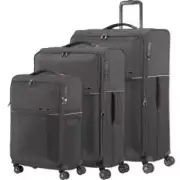 Samsonite 73H Softside Suitcase Set of 3 Platinum Grey 38025, 38024, 38021 with