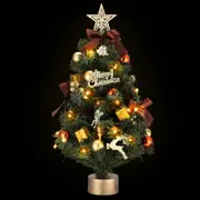 Tabletop Christmas Tree 60CM LED Xmas Tree Tree Topper Ornaments