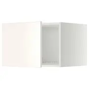 METOD top cabinet for fridge/freezer, white/Veddinge white, 60x60x40 cm