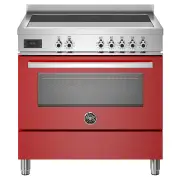 BERTAZZONI Professional 900mm Induction Cooker - Rosso (Red) PRO95I1EROT