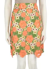 Mini Floral Lace Skirt