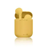 Mini-2 Wireless Headphone Bluetooth Earphones Waterproof Earpieces Sport Earbuds For Huawei Iphone OPPO Xiaomi TWS Music Headset - Mini-2 Matte Yellow