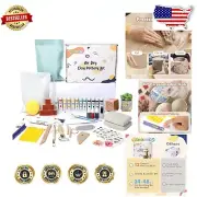 Beginner-Friendly Air Dry Clay Set with Tools and Stamps for Unique Creations