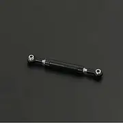 Adjustable Steering Servo Link Rod Panhard Bar 70-96mm for 1/10 RC Rock Crawler Axial SCX10 Capra TRX4 D90 GEN8 TF2(Black 70-76mm)