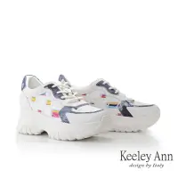 在飛比找momo購物網優惠-【Keeley Ann】單寧綁帶老爹鞋(藍色37678746