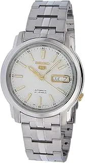 [SEIKO] Mens Analogue Automatic Watch with Stainless Steel Strap SNKL77K1, Silver, Bracelet, Silver, Bracelet