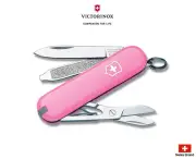 Victorinox Swiss Army Knife 58mm Classic 7 Function Pink 0.6223.51G