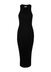 Aexae Cotton Midi Tank Dress - Black - M (UK 12 / M) M (UK 12 / M)