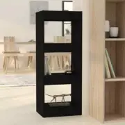 Book Cabinet/Room Divider Black 40x30x103 cm Engineered Wood