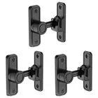 3X Heavy Duty Gate Latches 90 Degree Right Angle Barn Door Lock -Theft2219