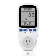 Kuman Electricity Kilowatt/Hour Usage Monitor Wall Plug with Digital LCD