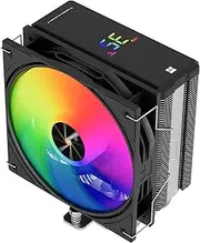 Thermalright Assassin X 120R Digital ARGB Black CPU Cooler Air with 4X6mm HeatPipes, Digital Screen Top Cover,PWM Fan Heatsink CPU Cooler,151mm High, for AM5 and Intel lga1700/1851/1150/1151/1200