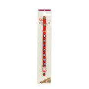 Collar Leather Cat Kitten Adjustable Snap Closure Bell Evil Eye Beaded 7"