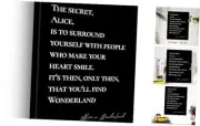 Canvas Wall Art Inspirational Quote Canvas Print Positive Canvas Painting Home