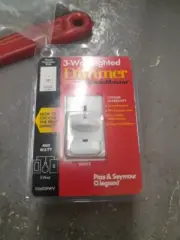 PASS & SEYMOUR DS603PWV LIGHTED DIMMER PRESET SLIDE