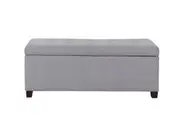 Shangri-La Storage Ottoman (Ash Grey)