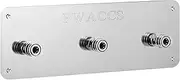 PWACCS Foam Cannon Holder - Pressure Washer Nozzle Tip Holder, Wall Mountable Foam Cannon Holder Pressure Washer Accessories Storage Rack - Stainless Steel Construction Fit 1/4" Quick Connector