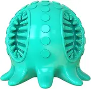 Dog Molar Squeak Toy Octopus Shape TPR Molar Toothbrush Ball Bite Resistant Sounding Toy Dog Bite Rod Pet Supply cleaning expends energy grinding teeth (Color : Blue, Size : 7x6.1cm)
